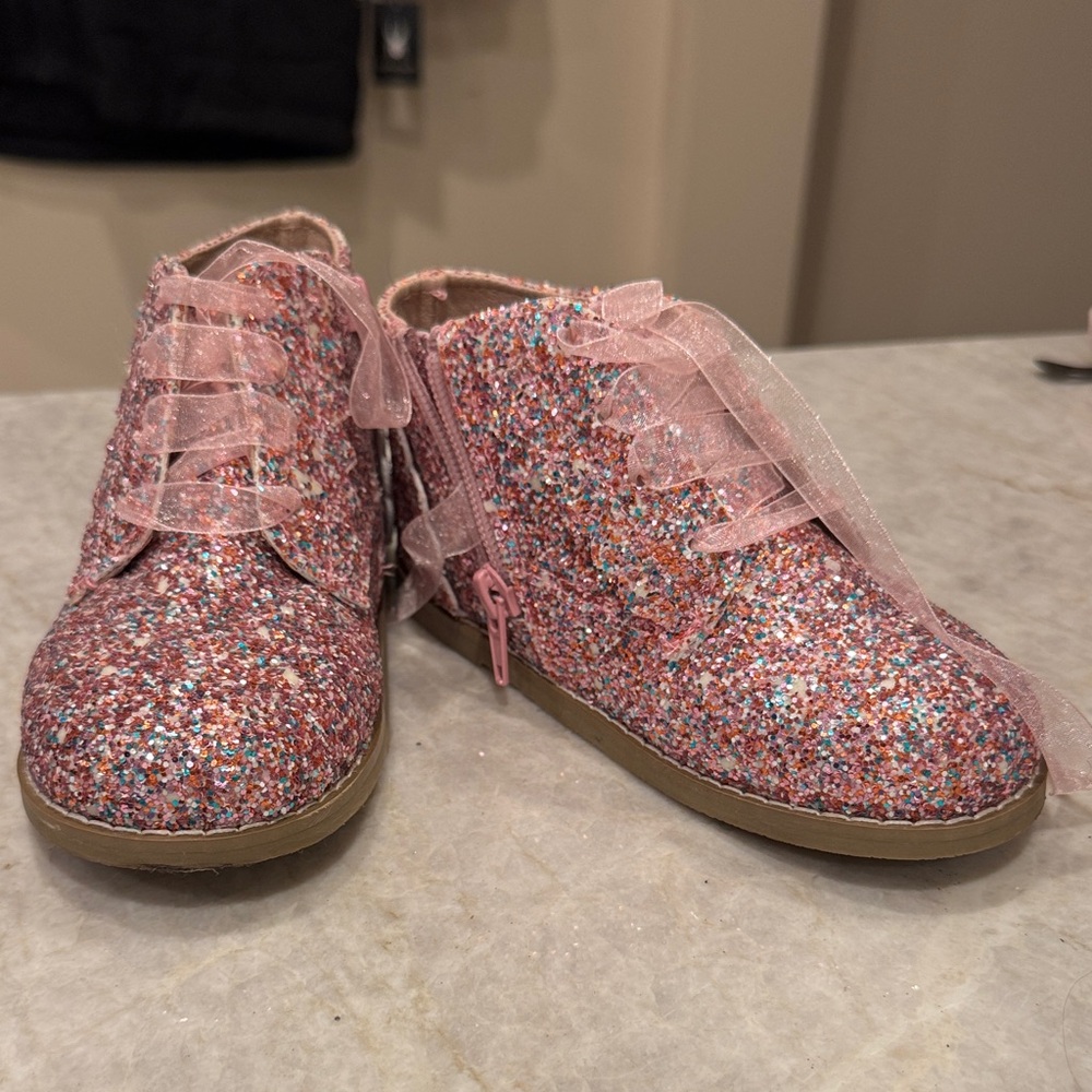 Sparkly Multicolor Kids Boots